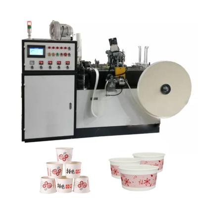 China New Easy Opreation Craft Paper Bowl Cup Food Container Machine Top Machines Fully Automatic for sale