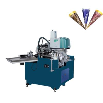 China Production Of Fully Automatic Ice Cream Cup Making Machine Paper Cone Sleeve Making Machine for sale