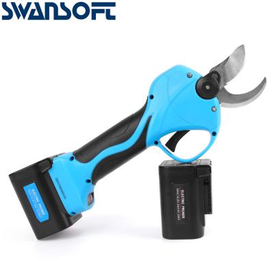 China SC-8608 32mm Cordless Battery Pruner Tree Pruning Branches Scissors Orchard Garden And Electric Pruning Shear for sale