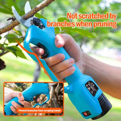 China Swansoft 28mm 16.8V  Electric Garden Pruner Scissors Cordless Electric Pruning Shears Battery Orchard Pruner for sale