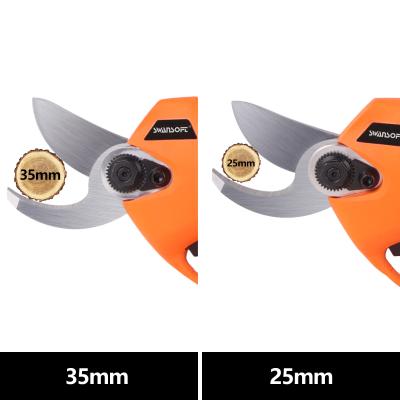 China Swansoft 35mm Li-ion Battery Powered Orchard Scissors Pruner for sale