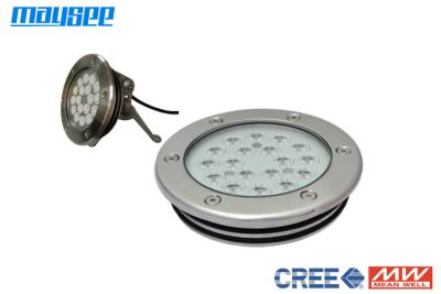 Китай Подводный нержавеющей стали светодиод док 18w / 54w с смешанная RGB Cree LED продается