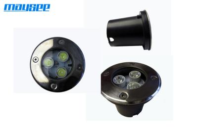 China Alta 3x1W redondo Power LED Inground Piscina Luzes com Inox Tampa superior à venda