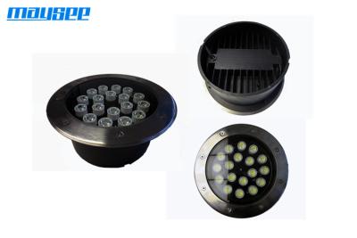 China Recesso de alumínio RGB 18x1W LED subterrânea Luzes Anti Poeira Para Garden à venda