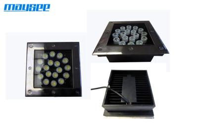 China 18w Outdoor DMX LED Iluminação interna 85-265VAC, LED Luz subterrânea Com fachada quadrada à venda