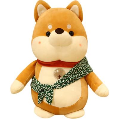 China Wholesale Soft Material Eco-friendly Animal Toy Stuffed Dog Shiba Inu Babby Soothe Doll Kids Gifts Cute Travel Akita Inu Plush Pillow for sale