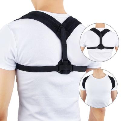 China Amozan Best Selling Easy Posture Correction Belt Shoulder Posture Back Support Back Brace for sale