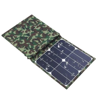 China Foldable Camping 40W Solar Panels Charging 21% Efficiency Mono 40W Summer Camp Travel Battery Storage for sale