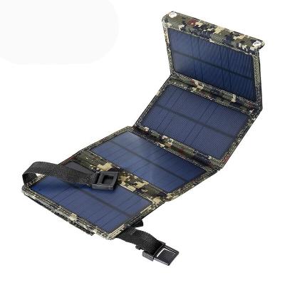 China 20W Folding Solar Panels For Outdoor Portable Charging Phone Ipad Solar Panel Charger 125mmx125mm for sale