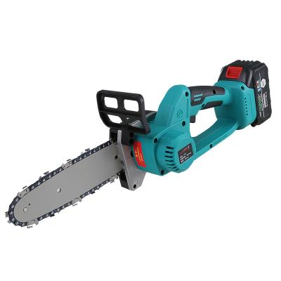 China Mini Electric Chainsaw Handheld Portable Anti-Skid 8 Inch Cordless Rechargeable Chainsaws With 2x4000mAh Compact Saw With Brushless for sale