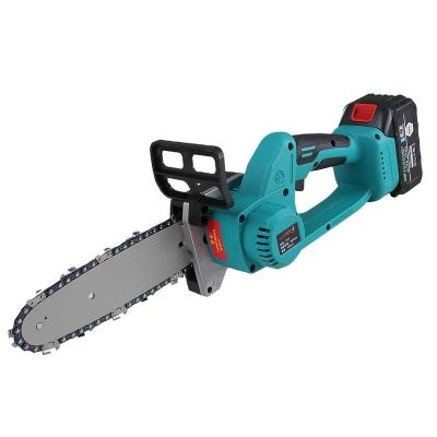 China Anti-Slip Cordless Mini Portable Chainsaws 8 Inch Chainsaw One-Hand Chainsaw For Tree Branch Wood Cutting Electric Chainsaw 21V Recharge for sale