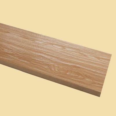 China Modern Custom Size Red Oak Wood Solid Stair Tread With Nose Small Square Hardwood Stair Tread With Return for sale