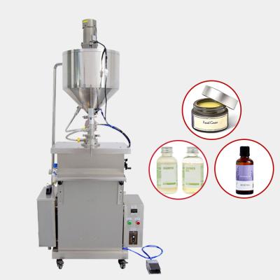 Китай 30L Hopper Hot 5 20 50 150 300 Ml Wax Salve Cream Paste Petroleum Jelly Long Stick Tiger Balm Piston Pump Mixing Filling Machine продается