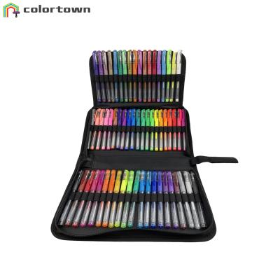 China Colortown 120 Pcs Colored Gel Pen Art Set and Professional Color Ball Pen Art Kit 50000set/month for sale