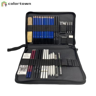 China Professional Artist Non-Toxic Sketching Charcoal Set of 45 PCs for Sketching and Drawing Protection for sale