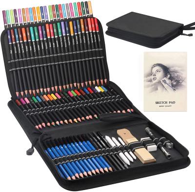 China Hot Selling 96pc Art Pencil Set Includes 72 and CT-SK72 Watercolor Pencil and Sketch 12pcs Professional Drawing Accessory for sale