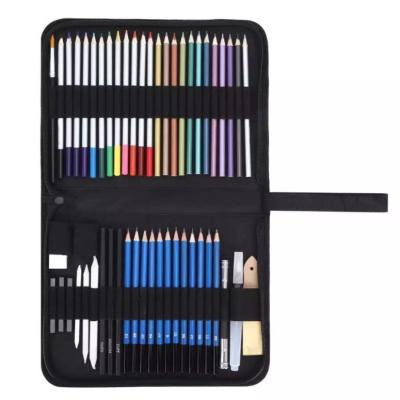 China 51PCS Drawing and Art Supplies Kit, Colored Sketching Pencils for Artists Kids Adults Teens, Professional Art Pencil Set with Case CT-SK51 for sale