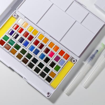 China OEM Non-Toxic Solid Water Color Set Top Solid Filters Sets Drawing Professional Watercolor Art Painting Set for sale