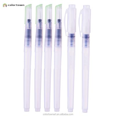 China Bristle Wholesaler 6pcs Water Brush Pen Set Factory Price Chinese Premium Water Reservoir Brush For Watercolor Painting for sale