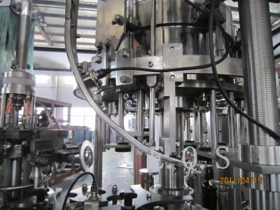 China 3 In 1 Small Capacity Automatic Beer Filling Machine , 300Bph - 500Bph Beer Bottling Machine for sale