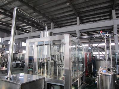 China Hot Tea 8000Bph Monoblock Liquid Filling Machine With PLC Control for sale