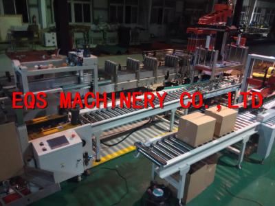 China 0.4KW Grasper Type Automatic Packing Machine 10-15 Cartons / Min Touch Screen Controlled for sale