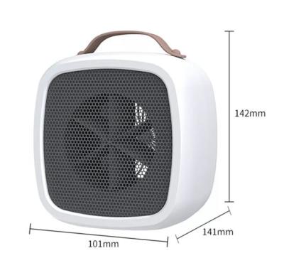 China 2022 New Hotel Design Office Home Use 1500W Heater Fan Portable PTC Room Table Top Electric Ceramic Heater for sale