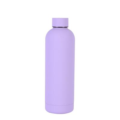 China Custom Logo Thermos Eco-Friendly 500ml Stainless Steel Travel Mug Wholesale Viable Metal Pink Bot for sale