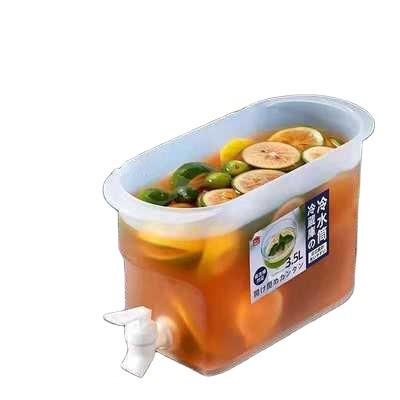 China WITH LID Household Refrigerator Large Capacity Lemon Fruit Teapot Summer Ice Bucket for sale