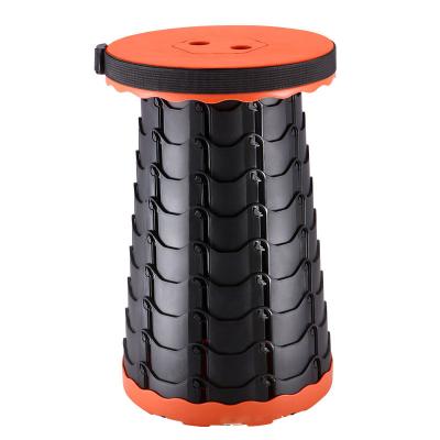 China Garden Folding Shrinkable Camping Fishing Stool (Size) Stool Portable Plastic Retractable Foldable Adjustable Chair Telescopic Stool for sale