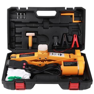 China Auto Electric Car Jack Chinese Supplier Portable DC12V 2T OEM CE ISO Manufacturer Screw Scissor Jack For Quick Repair Tool Kit for sale