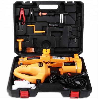 China Professional Durable Electric Car Jack High Quality ROGTZ CE ISO 2T Screw Scissor Jack And Wrench Quick Repair Tool Kit DC12V for sale