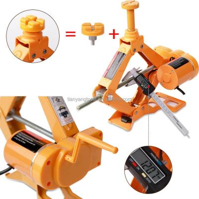 China Car High Lift CE ISO Manufacturer 3T DC12V Fully Automatic Durable Movable Electric Car Scissor Jack For Quick Repair Tool Kits for sale