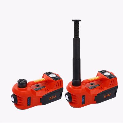 China Portable Durable Electric Car Jack Hot Sale 3in1OEM DC12V 5T Hydraulic Car Jack with LED Light and Impact Wrench for Quick Replace Tire for sale