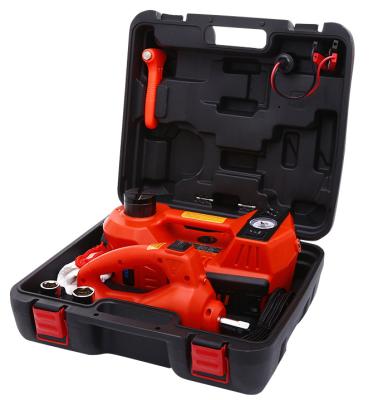 China ISO 3in1 DC12V 5T Car Jack Hot Sale CE Durable Electric Hydraulic Jack with LED Light and Portable Impact Wrench for Quick Replace Tire for sale