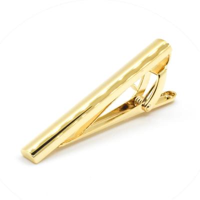 China Promotions Gifts Aniversary Engagement Party High Quality Gold Color Plated Tie Pin Custom Men's Business Wedding Party Pull White Bow Tie Clips Gifts for sale