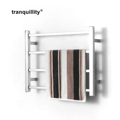 China Wall Mounted Heated Towel Rail Hotel Electric Towel Warmer Place Heater Bathroom Ladder Towel Rack for sale