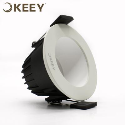 China Modern keey anti-glare led downlight 7w white recessed 2020 smd led downlight prices for indoor use TD07305 for sale