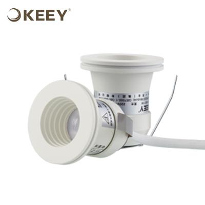 China 2020 keey 2w cob ceiling light indoor round mini recessed led white recessed ceiling led light modern TH1511 for sale