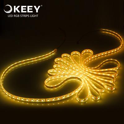 China 3M Gum KEEY High Brightness 5050 RGB LED Strip Light For Christmas/New Year Decoration QYR4-DD604N for sale