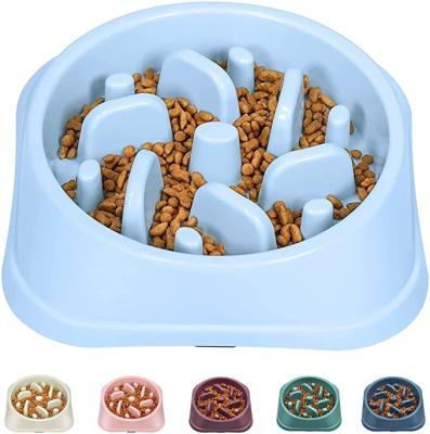 China Stocked Feeder Dog Slow Bowl For Dogs Non-slip Interactive Small Dog Slow Feeder Bowl for sale