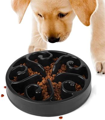 China Stocked Slow Feeder Slow Dog Bowl Eat Feeder For Fun Interactive Slow Feed Bloat Retriever Bowls for sale