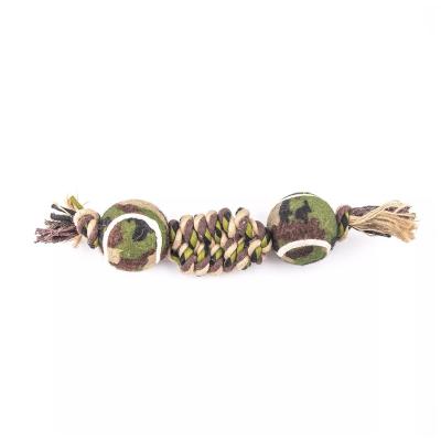 China New Style Popular High Quality 12.2inch Custom Viable Camouflage Rubber Tennis Ball With String for sale