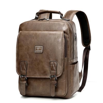 China High Performance Reasonable Men's City Waterproof Simple Backpack Fashion Retro Capacity Backpack for sale