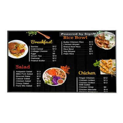 China 43 Inch Indoor Wall Mounted LCD Digital Signage Can Be Controlled Remotely for sale