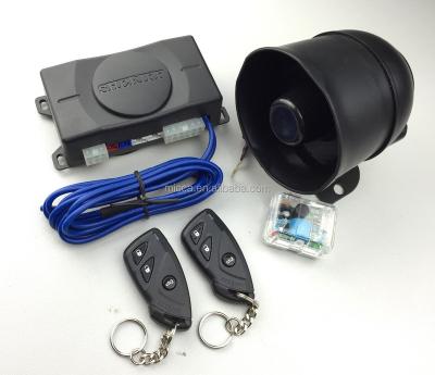 China Anti-car Jacking OW500 KEELOQ+rolling Code Motor Disable Relay 1-Way Built-in Car Alarm System for sale