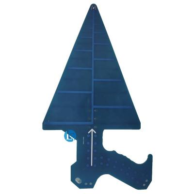 China Logarithmic periodic antenna 0.6-10GHz direction finding  spectrum analyzer signal analysis and positioning EMC antenna LSBDDR080609 for sale