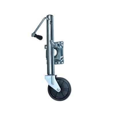 China Marine Trailer Parts Pulley 6 Inch PVC Wheel Trailer Jack for sale