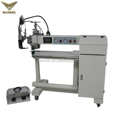 China Seam Sealing Machine for PE Fabrics Danrel Dual Arm Wedge Hot Air Seam Sealing Machine for PE Fabrics for sale