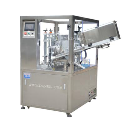 China Danrel Chemical Ultrasonic Automatic Plastic Tube Filling And Sealing Machine For Lotion And Shampoo for sale